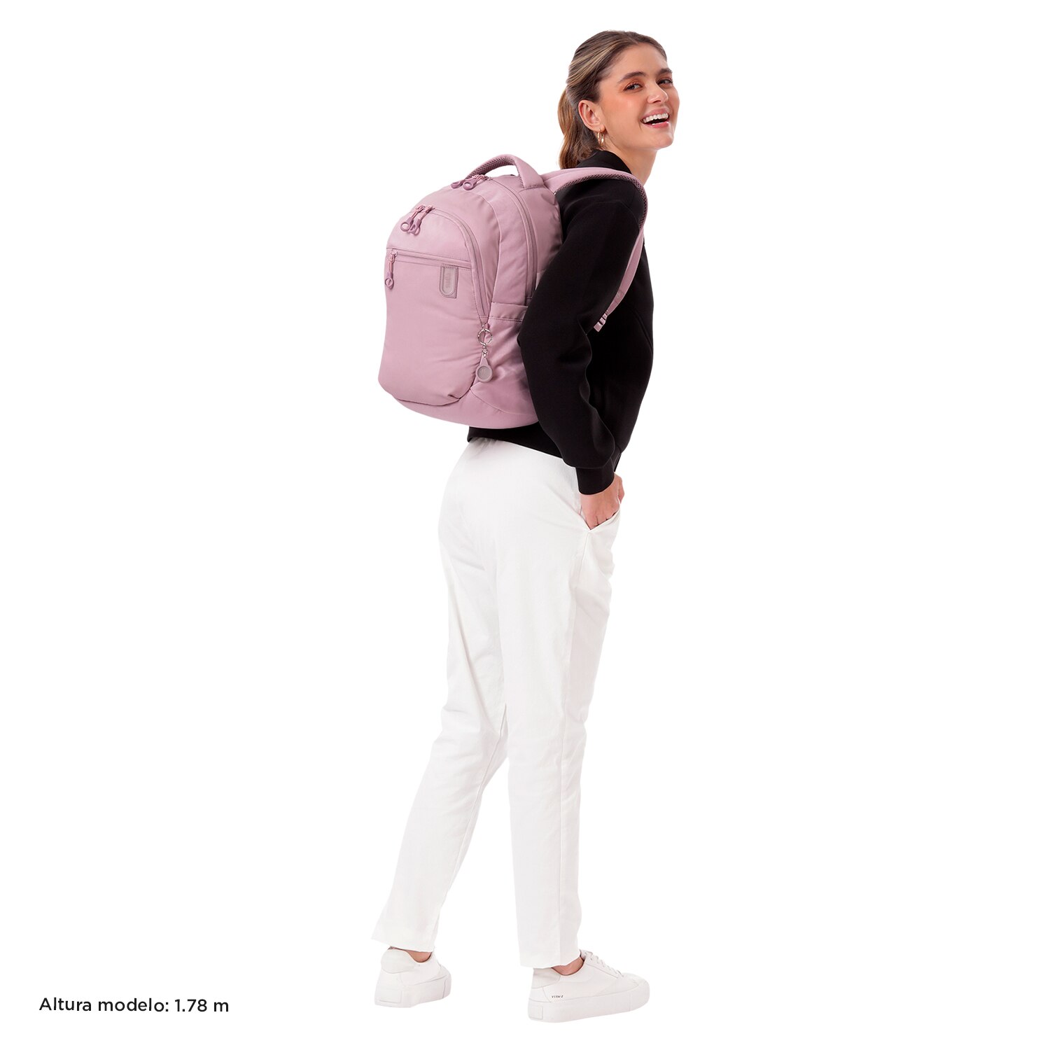 Mochila Urbana Totto Steif Nara para Portátil de 14” Lilás-2