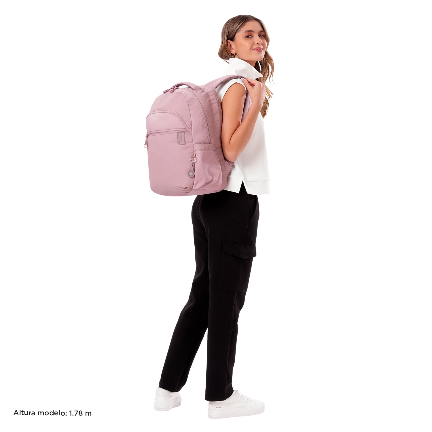 Mochila Urbana Totto Steif Ino para Portátil de 15.4” e para Tablet de 10” Lilás-2
