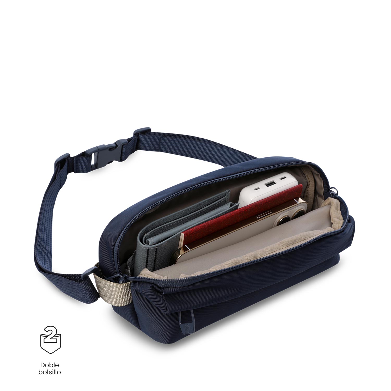 Bolsa de Cintura Totto Daytona Azul-5