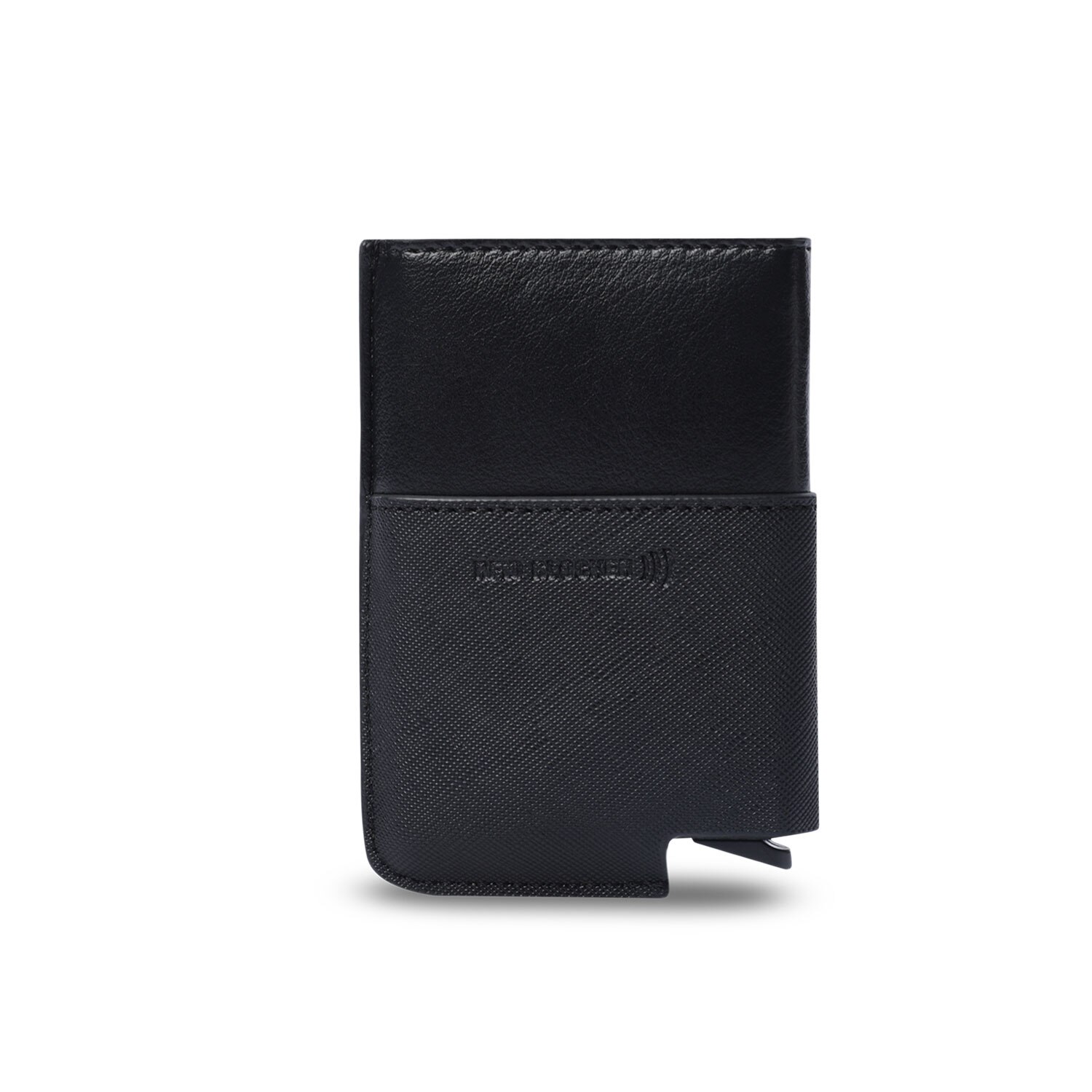 Portadocumentos Totto Saffiano Tar com Proteção Rfid e de Design Compacto Preto-5