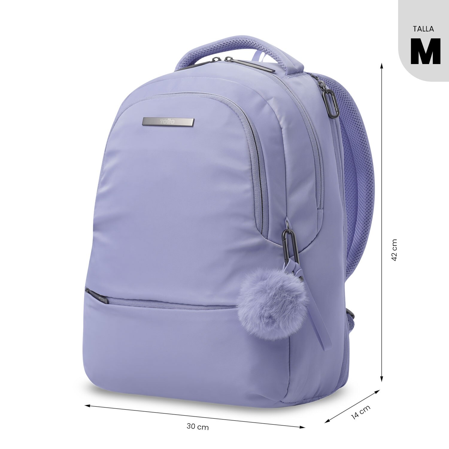 Mochila Executiva Totto Adelaide 2 2.0 Roxo-4