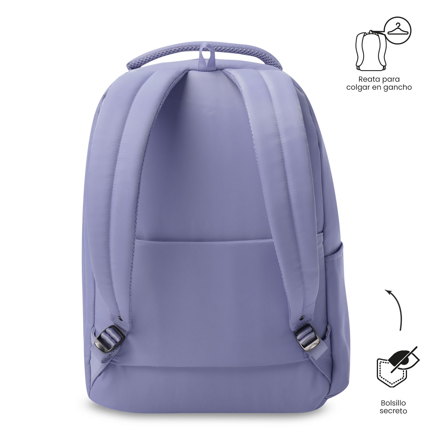 Mochila Executiva Totto Adelaide 2 2.0 Roxo-5