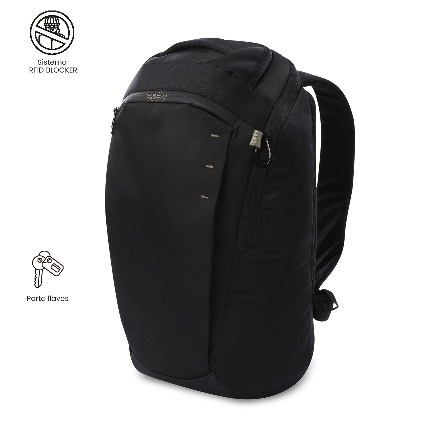 Mochila Executiva Totto Daytona Preto-6