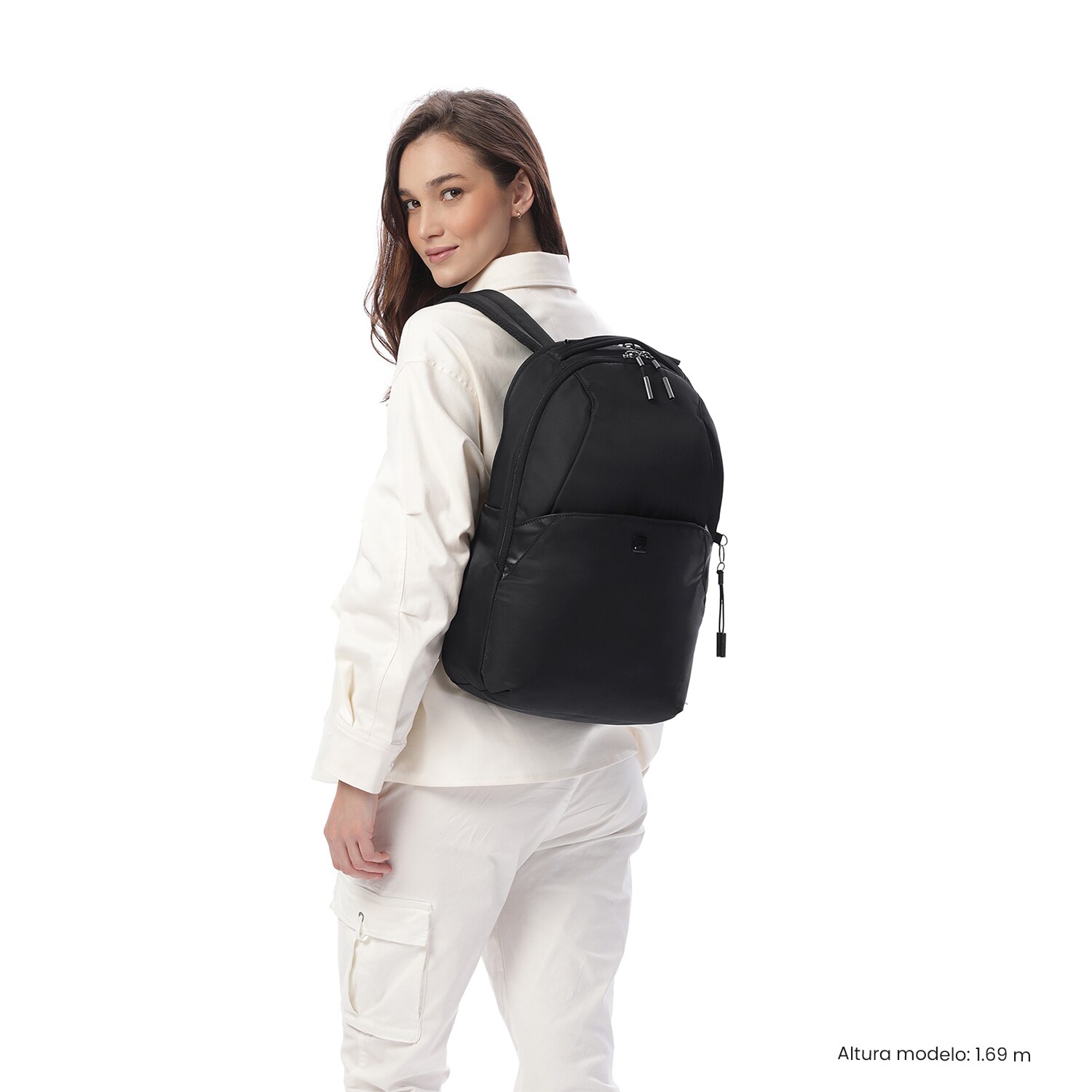 Mochila Executiva Totto Roxanne M Preto-3