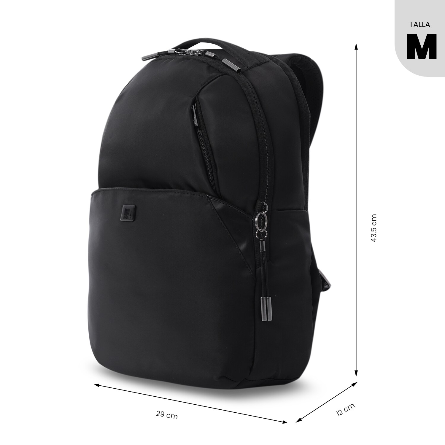 Mochila Executiva Totto Roxanne M Preto-4