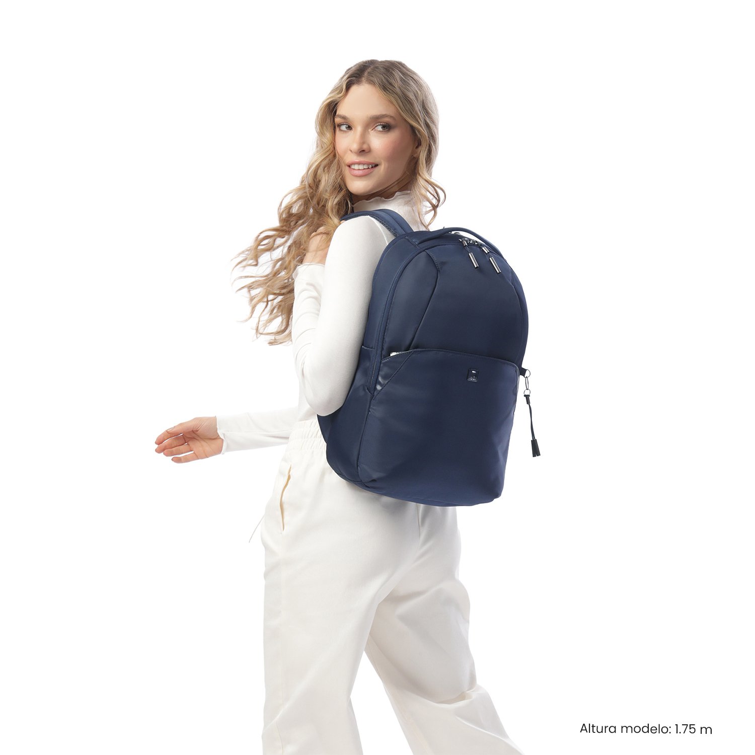 Mochila Executiva Totto Roxanne M Azul-2