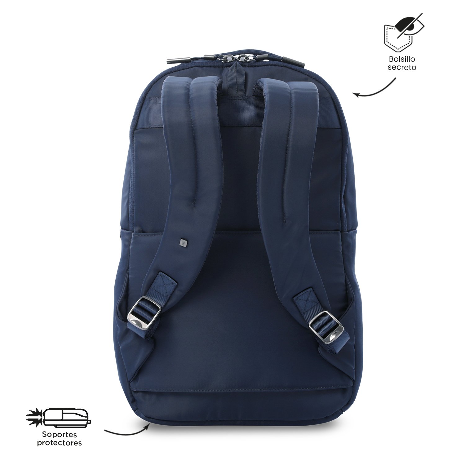 Mochila Executiva Totto Roxanne M Azul-4