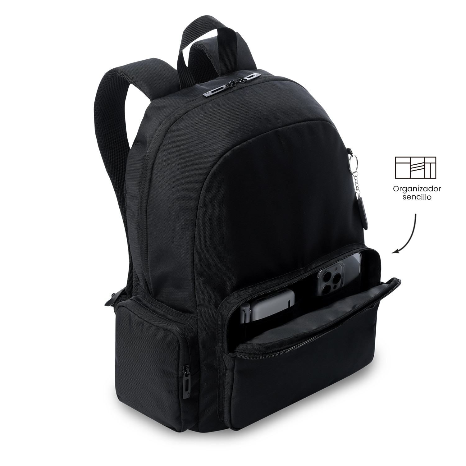 Mochila Executiva Totto Kobe Preto-7