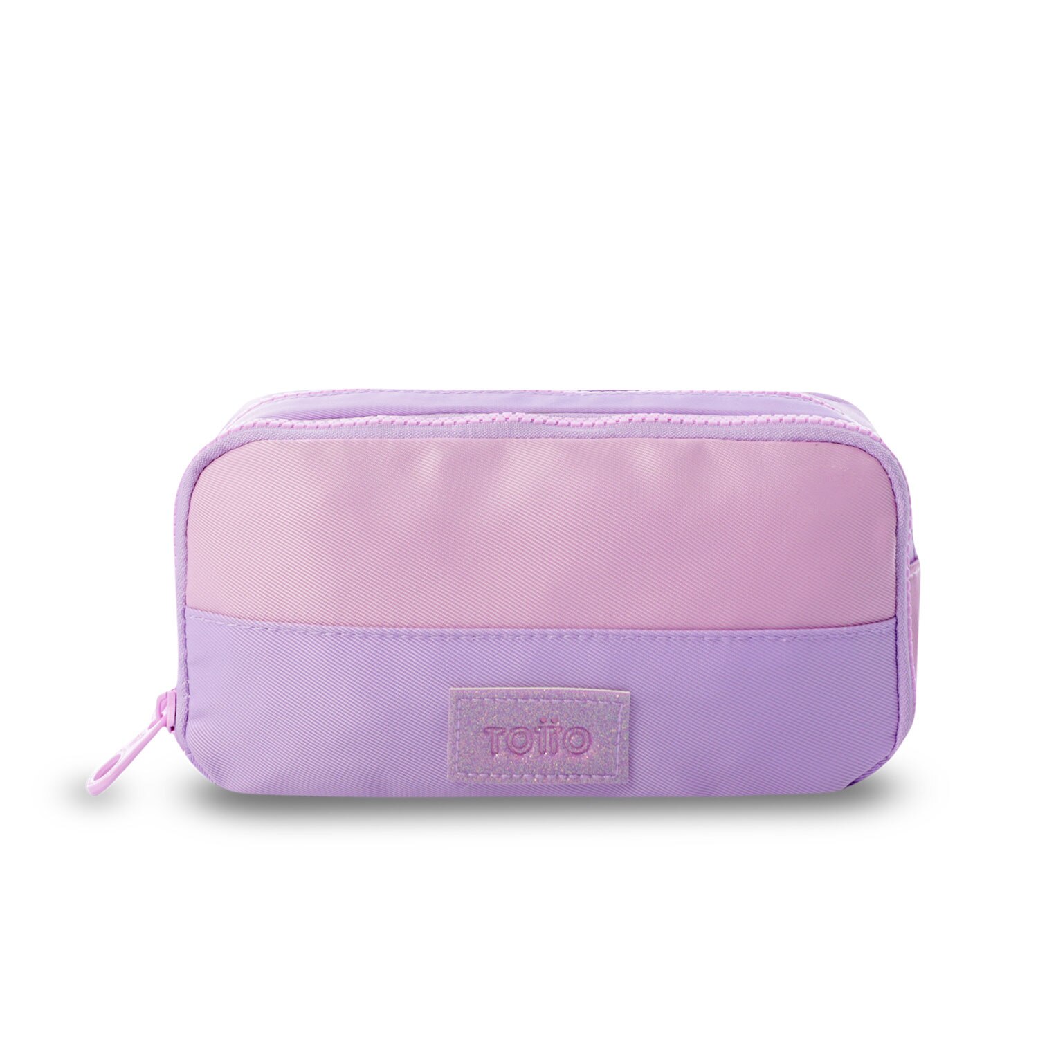 Estojo Infantil Totto Cluw com 2 Compartimentos Roxo-2