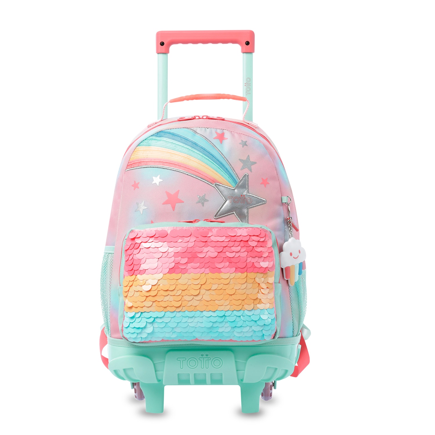 Imagem 0 de Mochila Infantil com Rodas Totto Rainbow Star M
