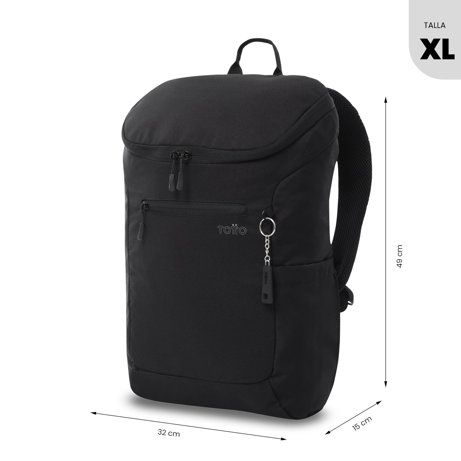 Mochila Executiva Totto Rap Preto-3