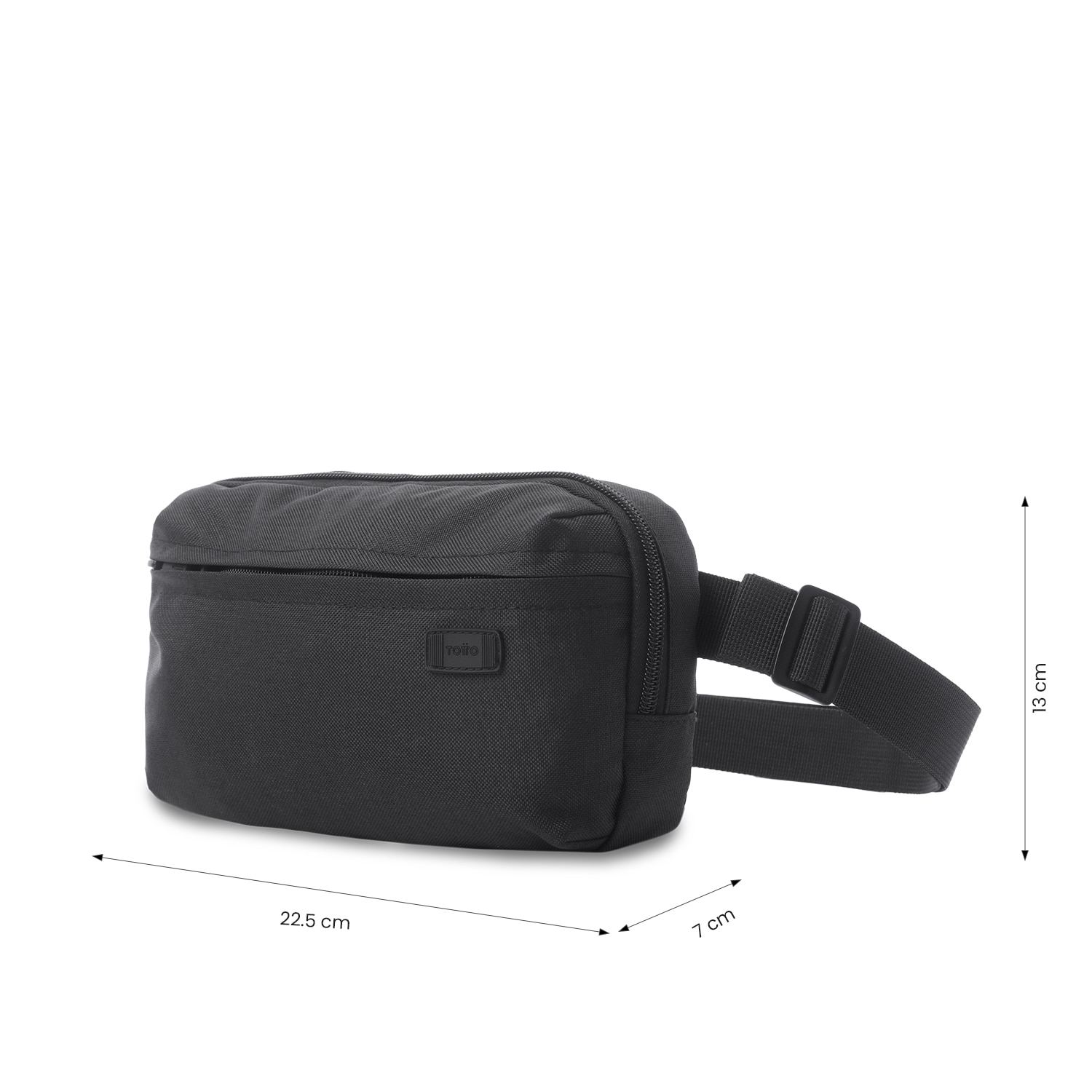 Bolsa de Cintura Totto Riva Preto-4