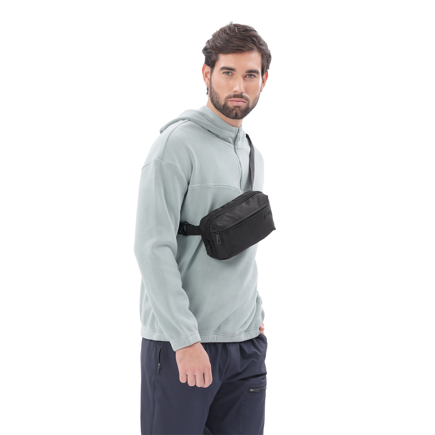 Bolsa de Cintura Totto Riva Preto-8
