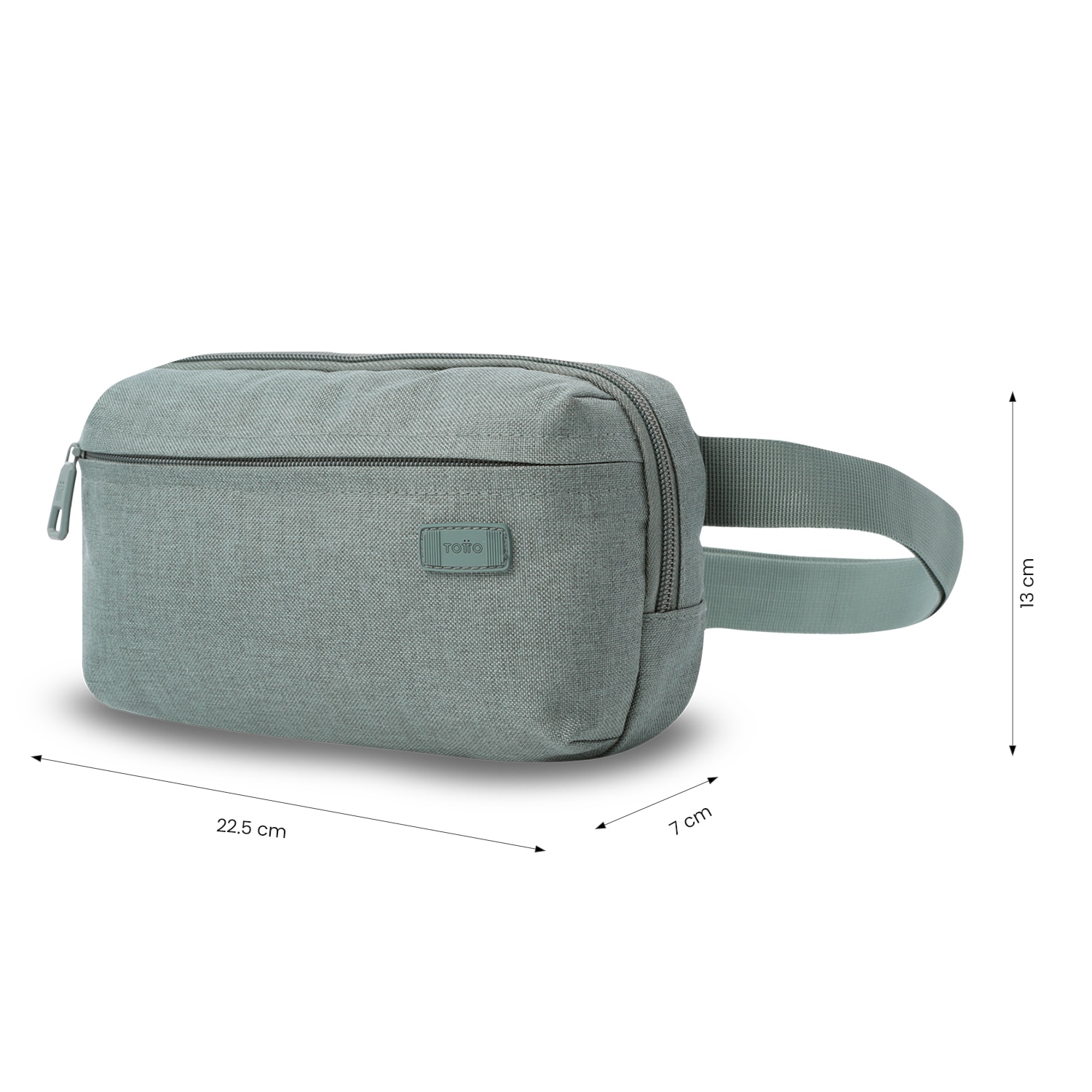 Bolsa de Cintura Totto Riva Verde-4