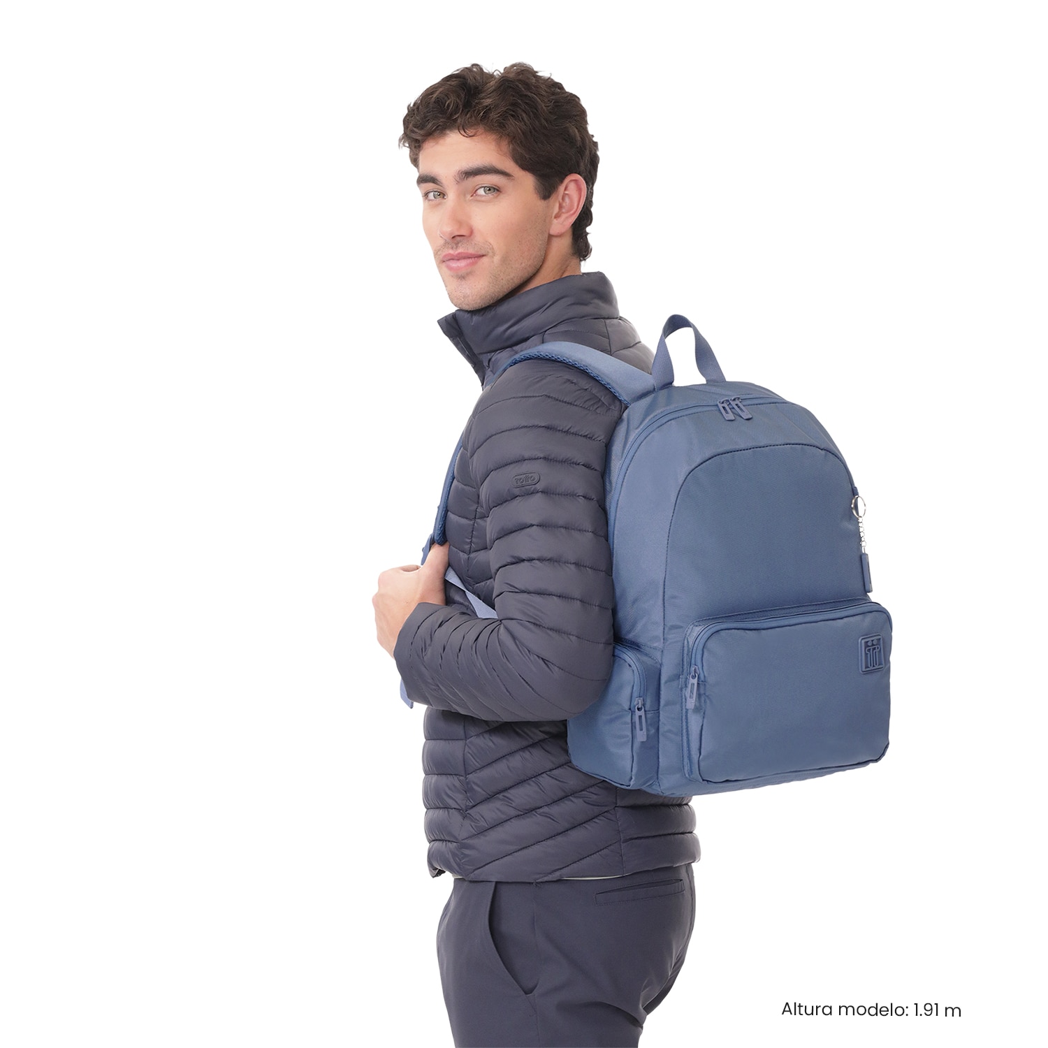 Mochila Executiva Totto Kobe Azul-3