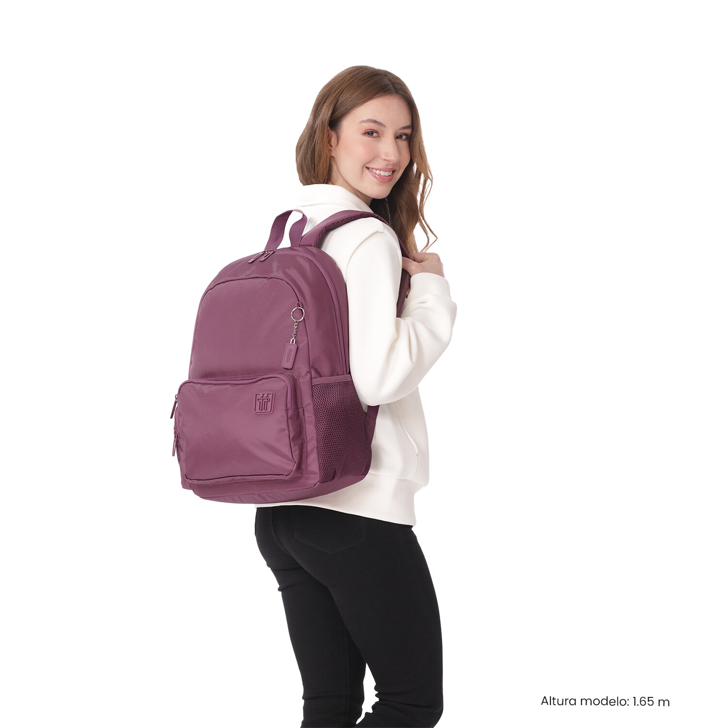 Mochila Executiva Totto Kobe Roxo-3