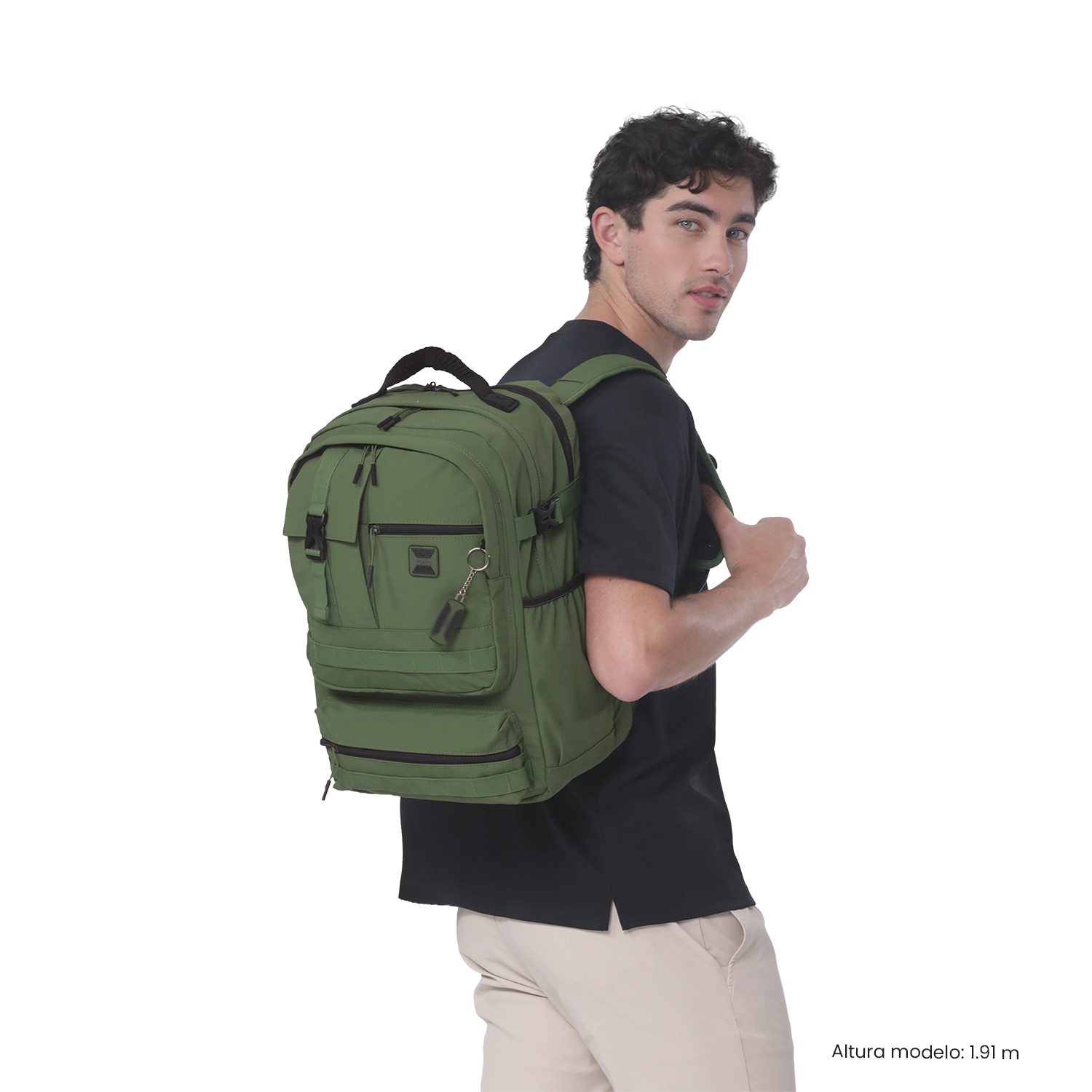 Mochila Executiva Totto Spa Xl Verde-3