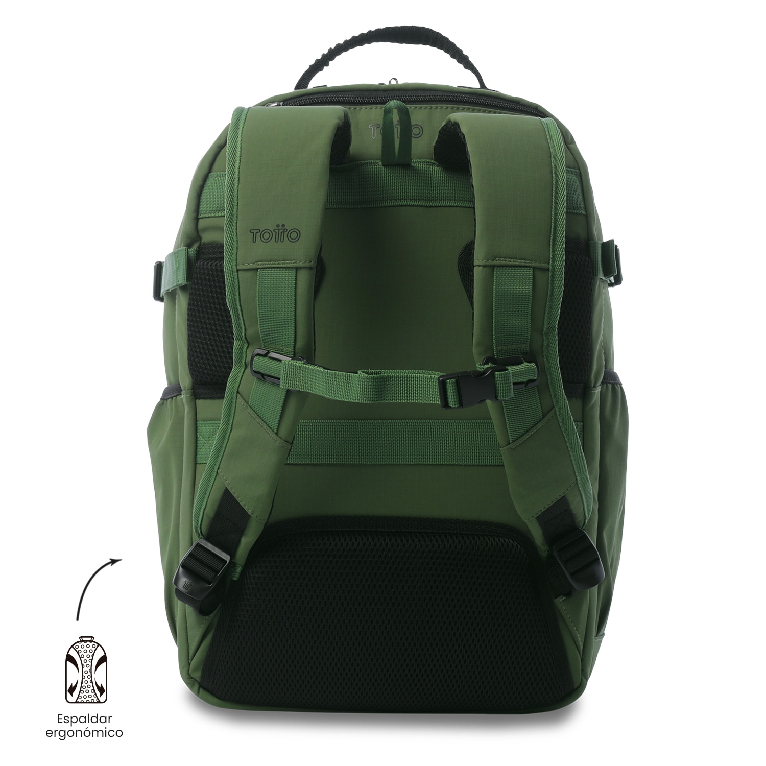 Mochila Executiva Totto Spa Xl Verde-5