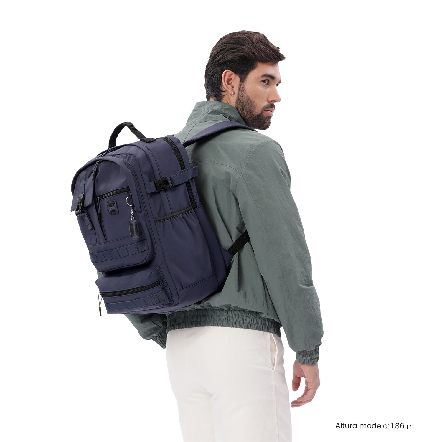 Mochila Executiva Totto Spa Xl Azul-3