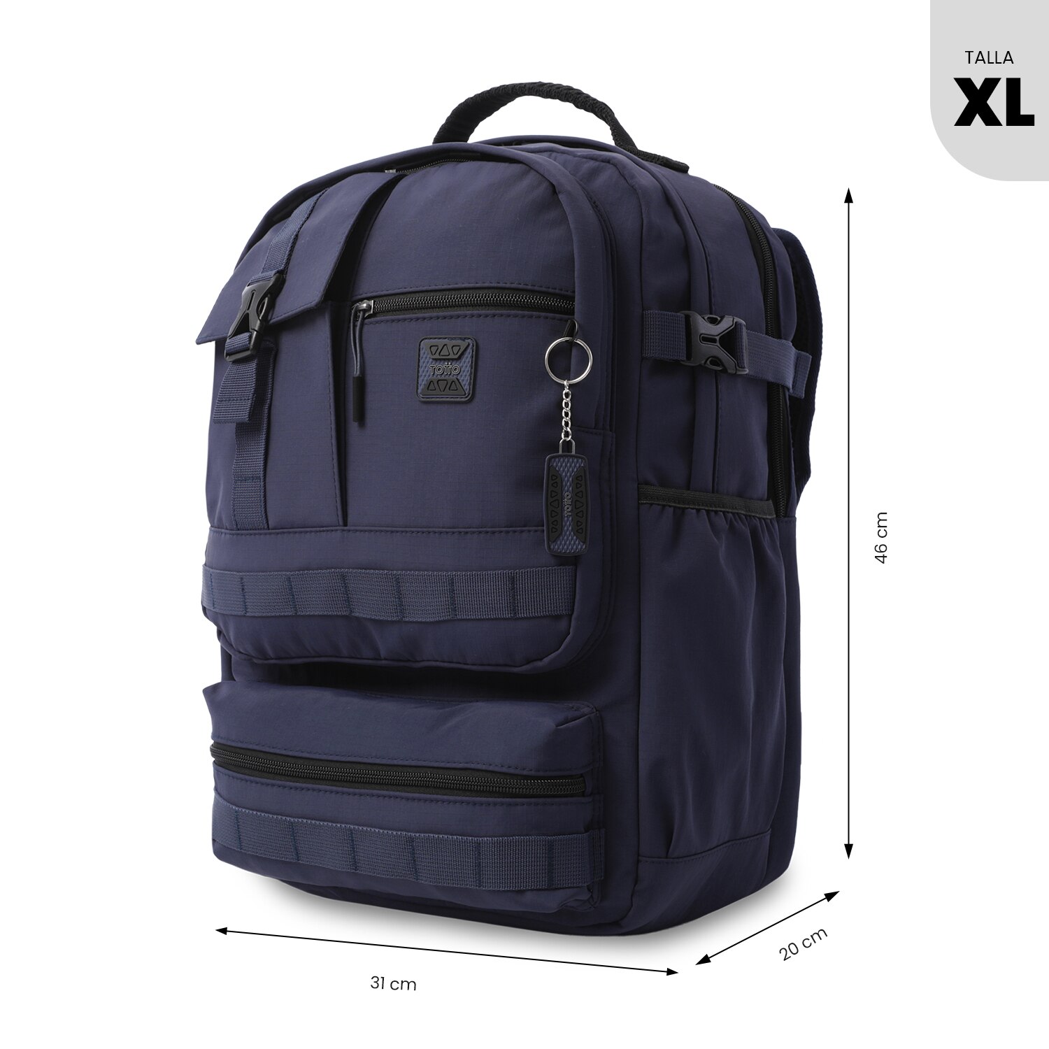 Mochila Executiva Totto Spa Xl Azul-4