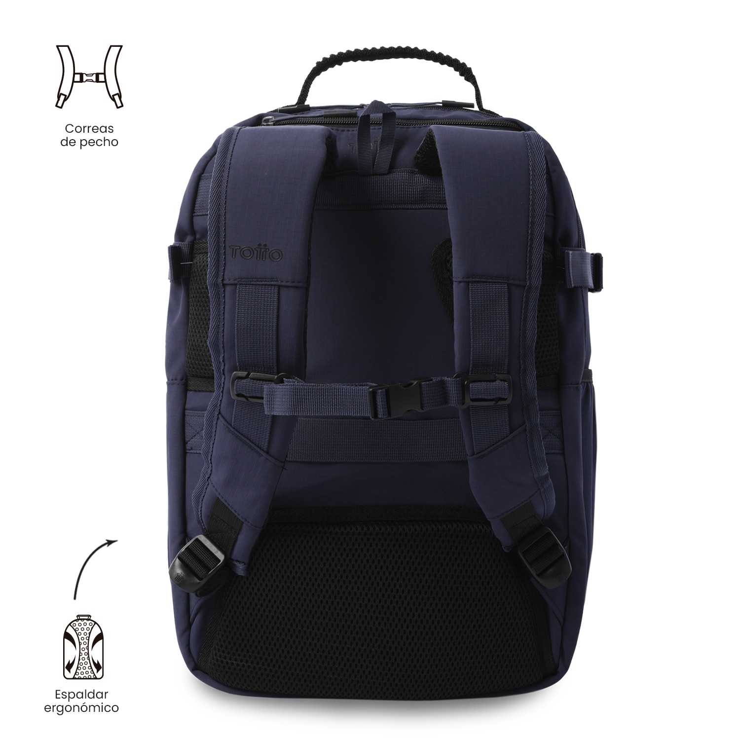 Mochila Executiva Totto Spa Xl Azul-5