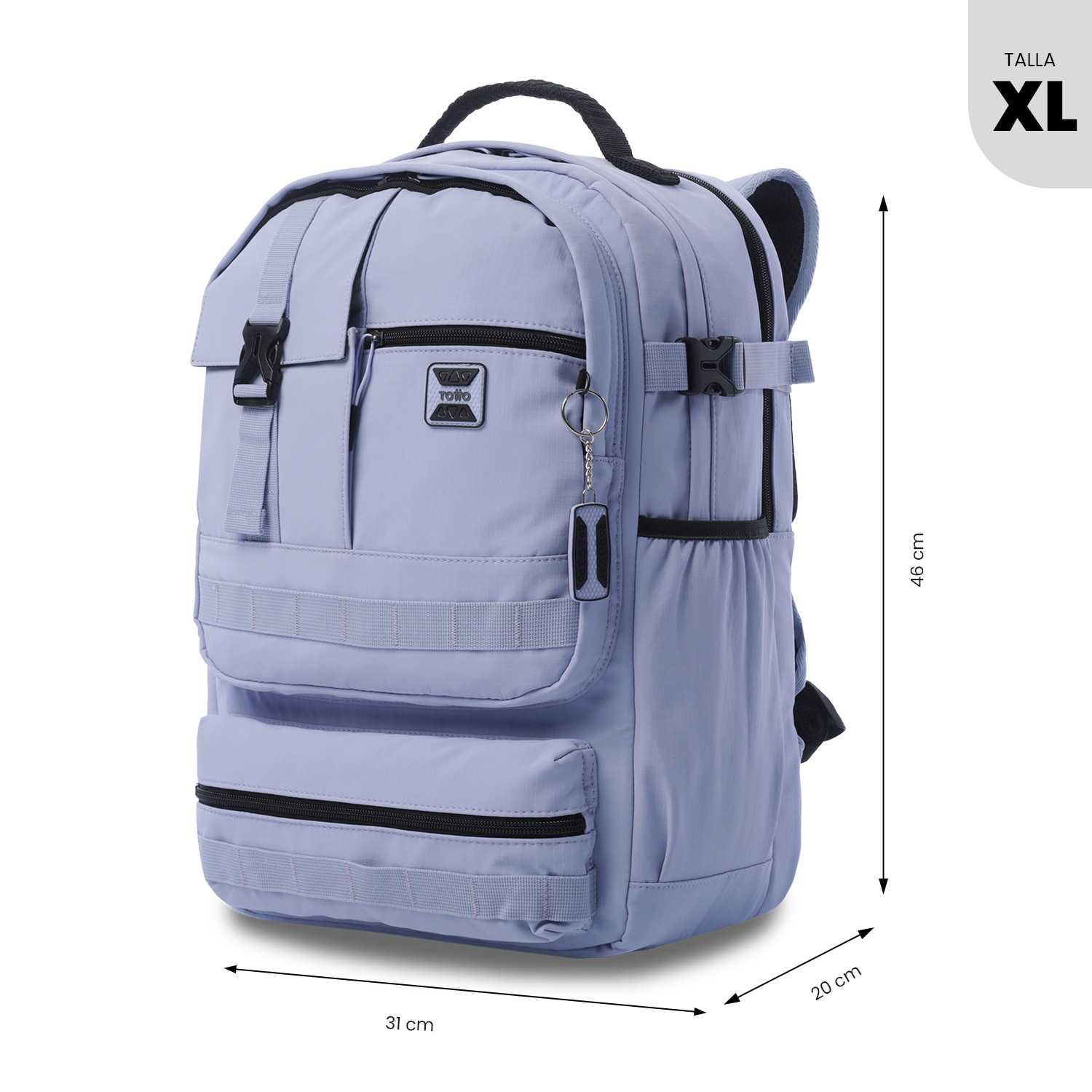 Mochila Executiva Totto Spa Xl Roxo-4