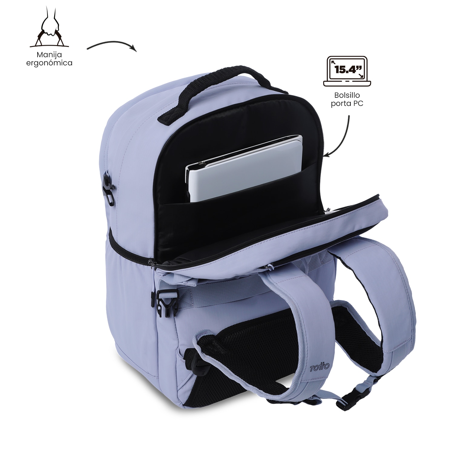 Mochila Executiva Totto Spa Xl Roxo-7