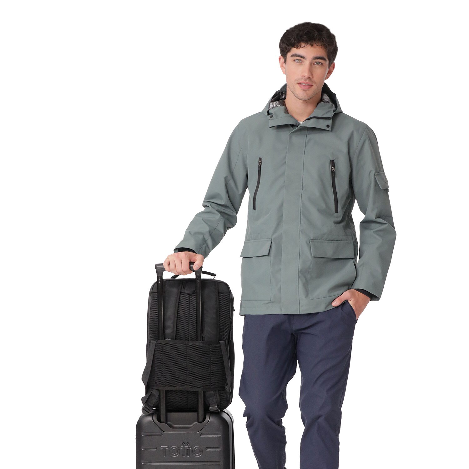 Mochila Executiva Totto Tork Preto-8