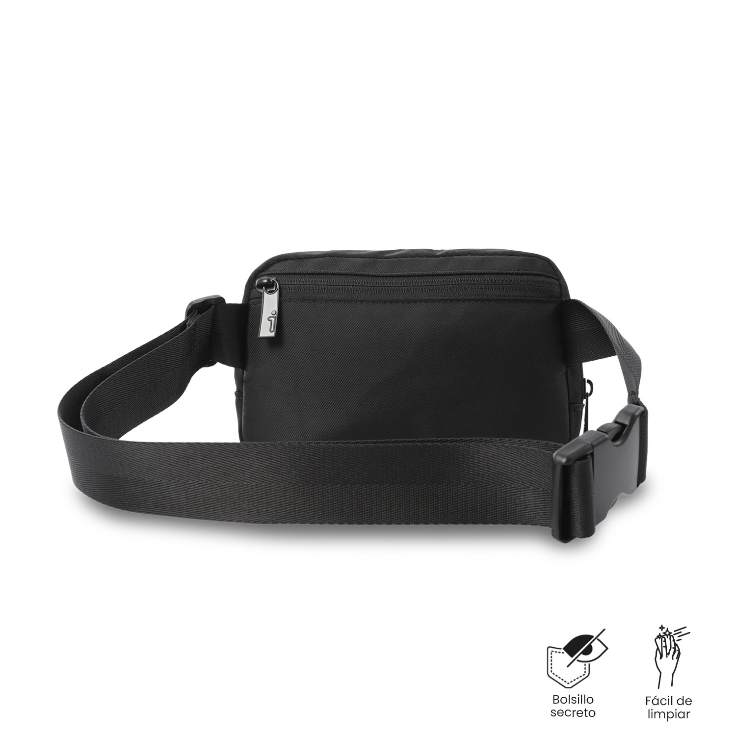 Bolsa de Cintura Totto Freya Preto-6