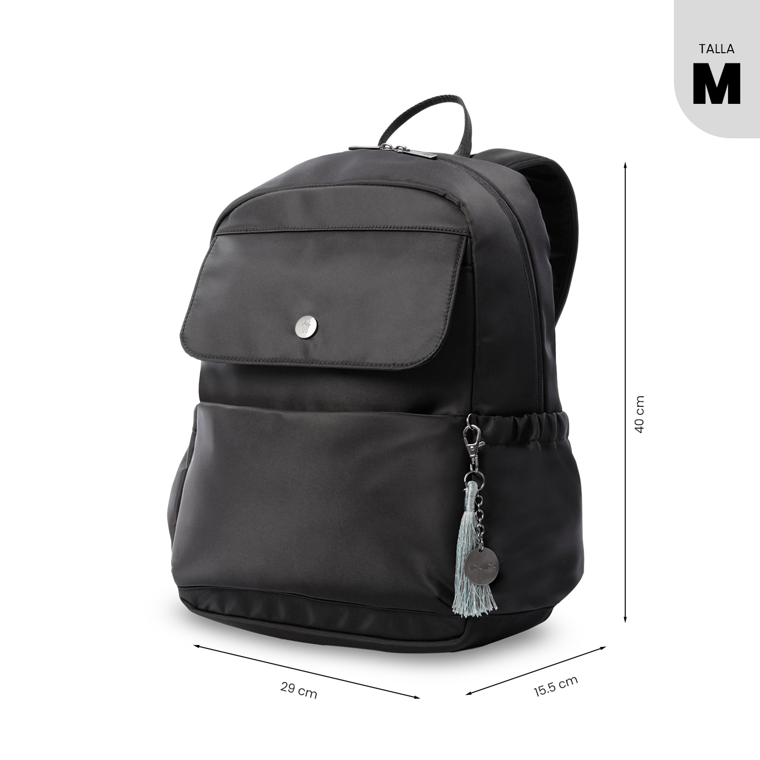Mochila Executiva Totto Corneana M Preto-4