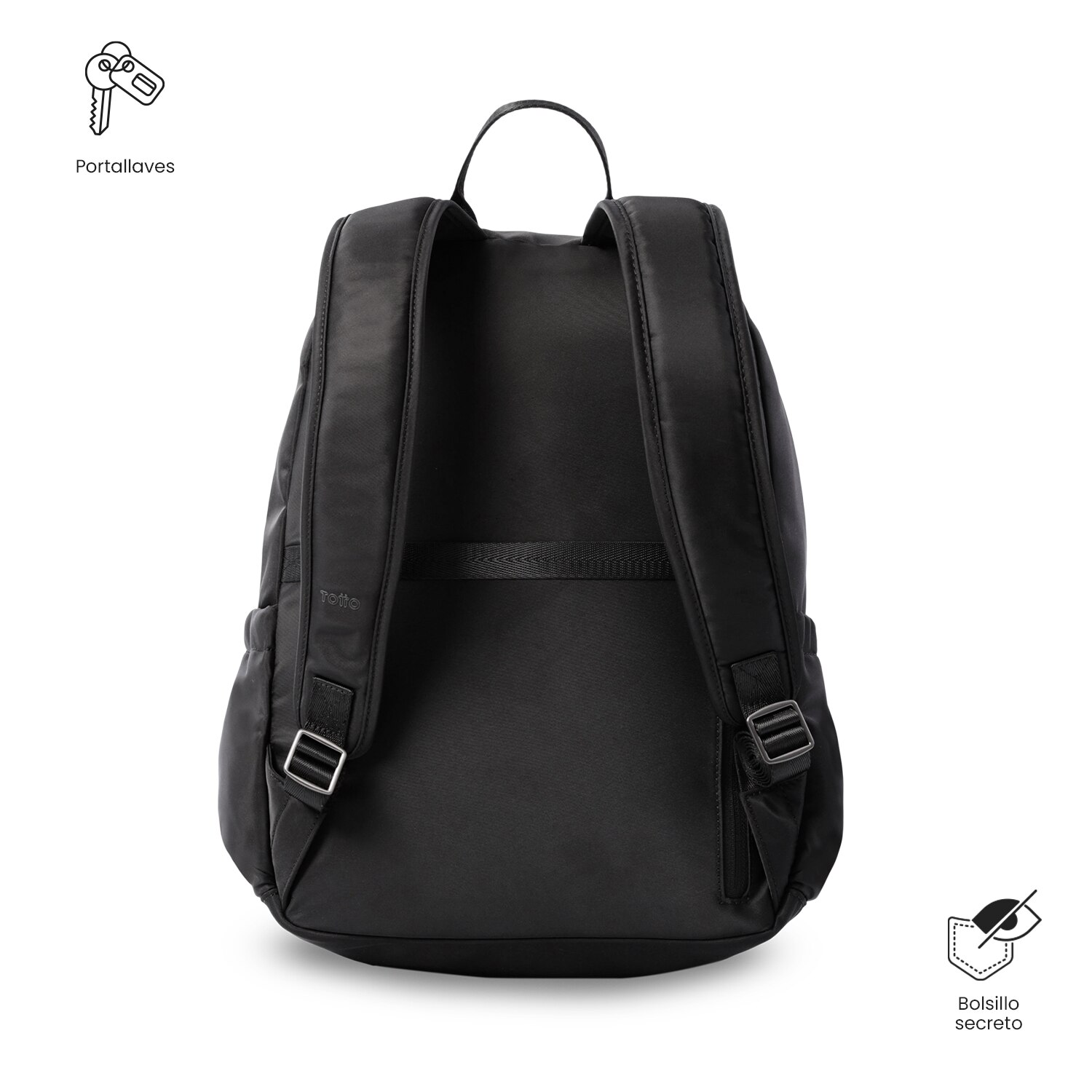 Mochila Executiva Totto Corneana M Preto-5