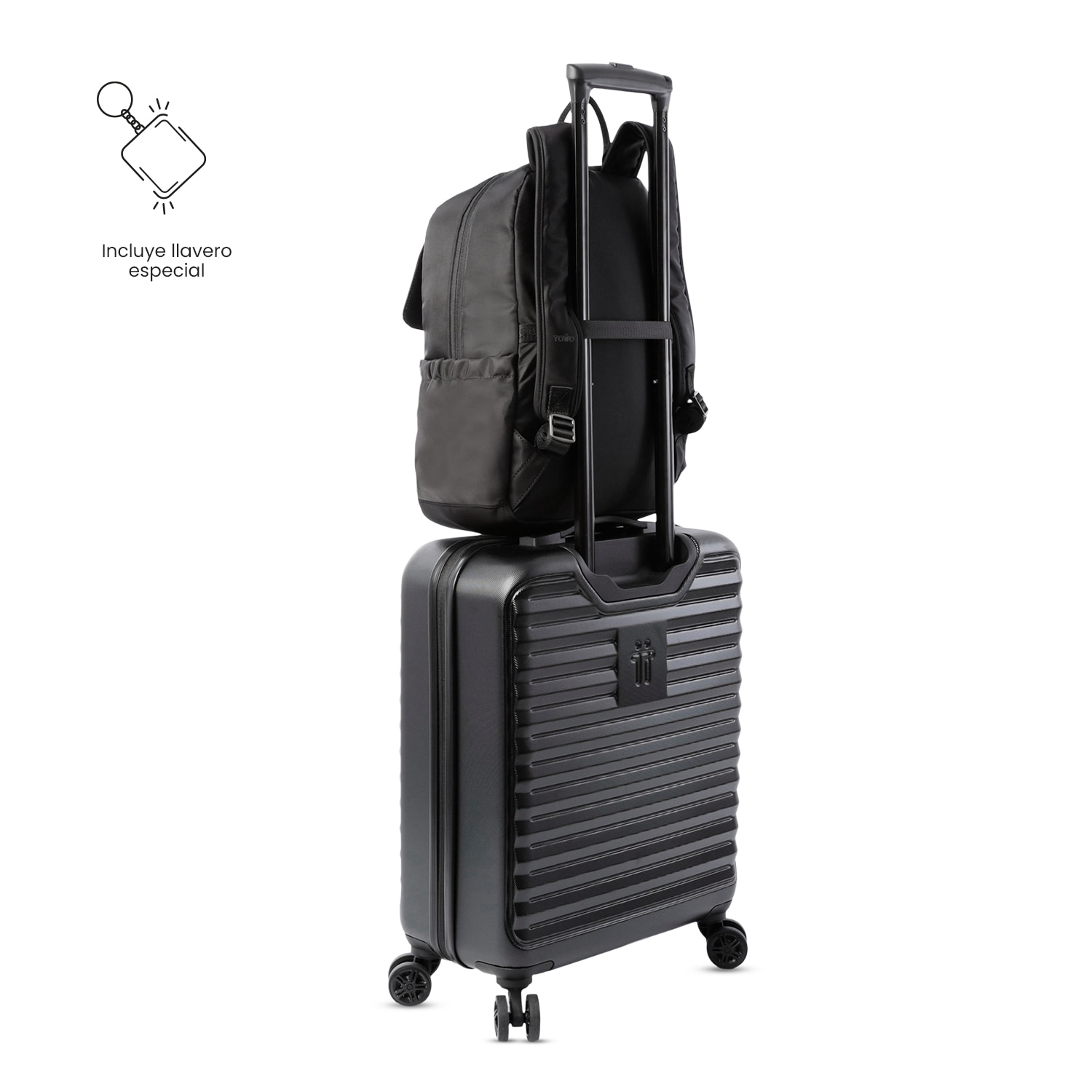 Mochila Executiva Totto Corneana M Preto-7