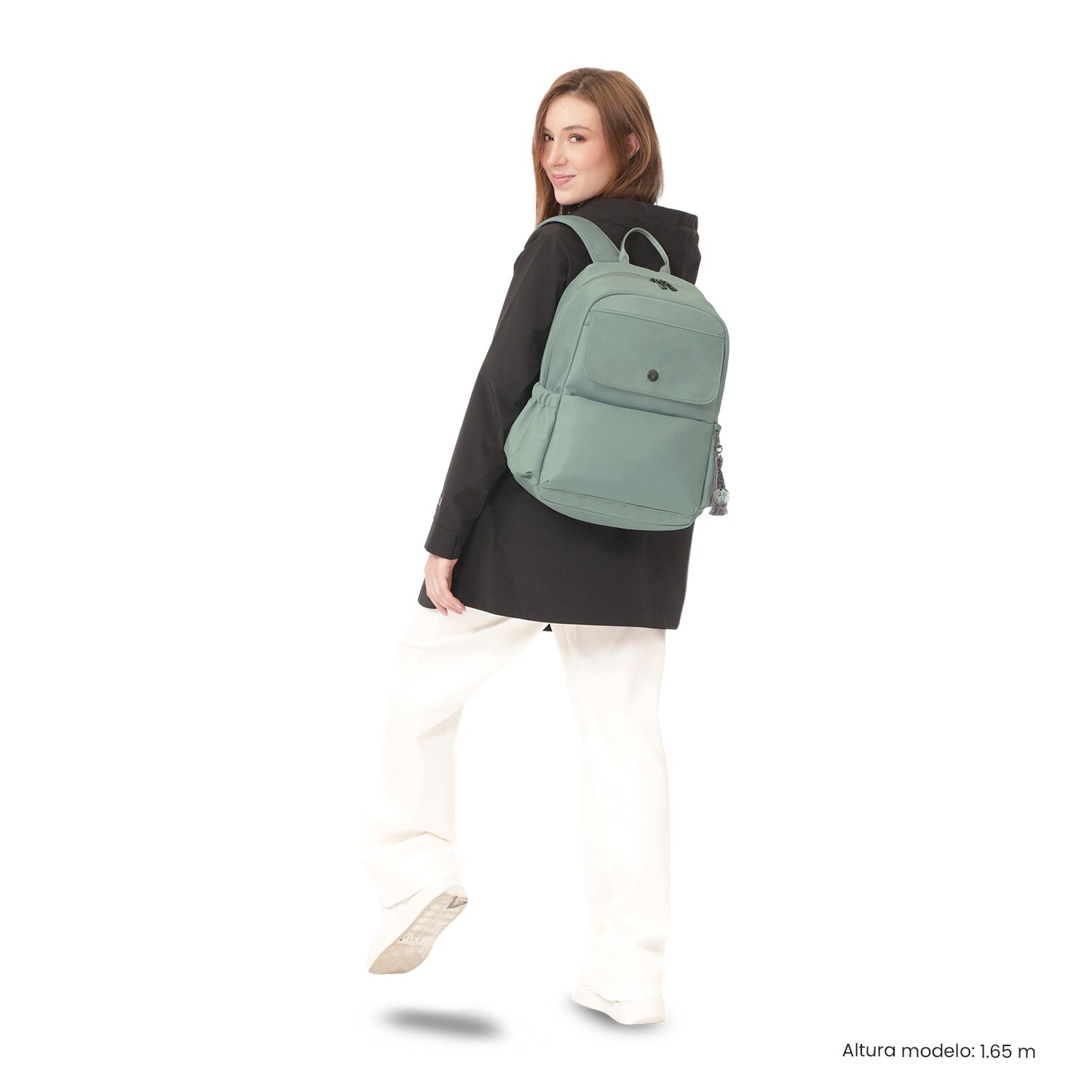 Mochila Executiva Totto Corneana M Verde-3