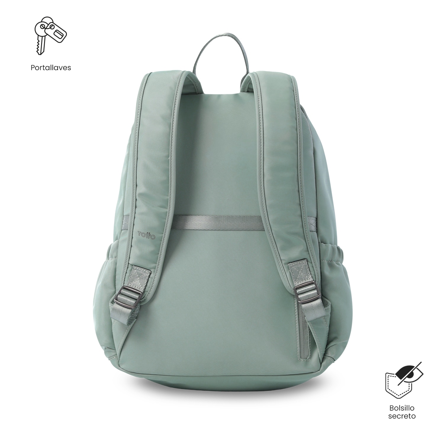 Mochila Executiva Totto Corneana M Verde-5