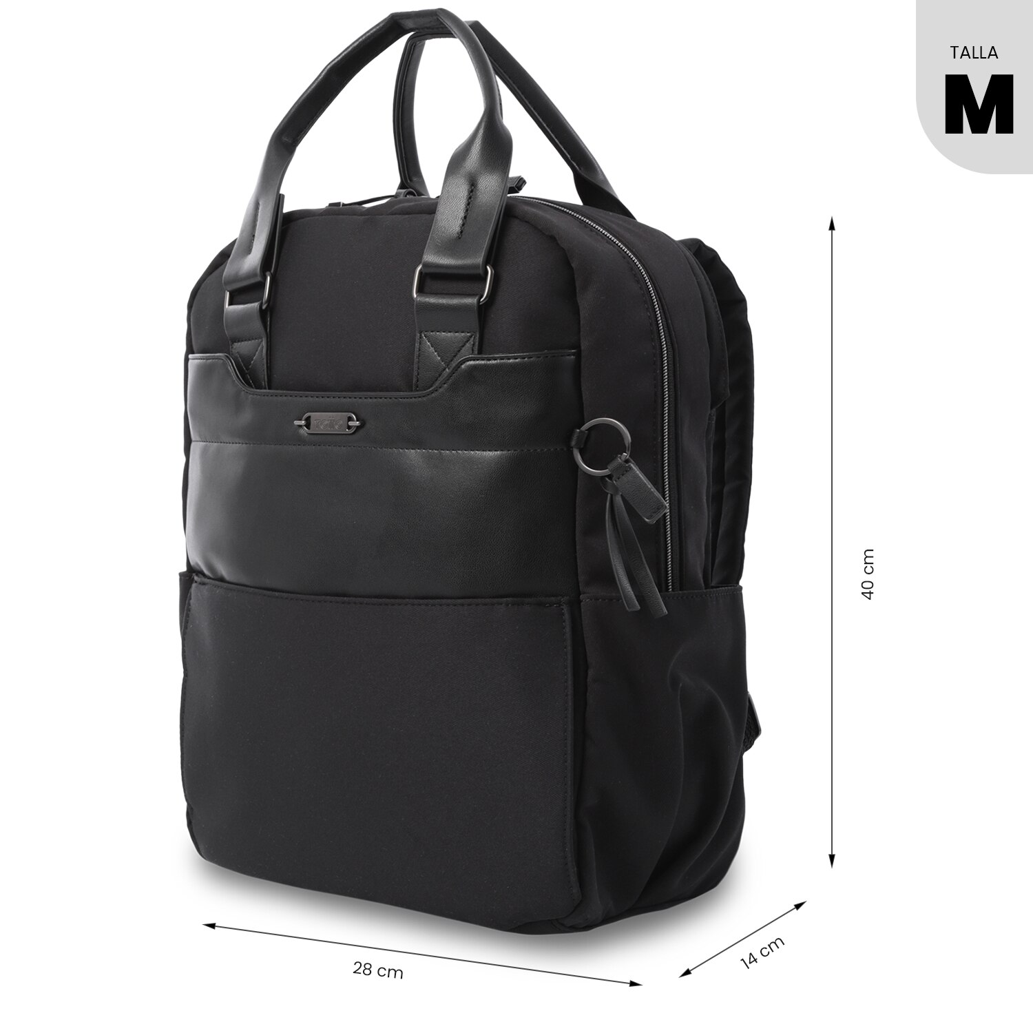 Mochila Executiva Totto Toscana Preto-4