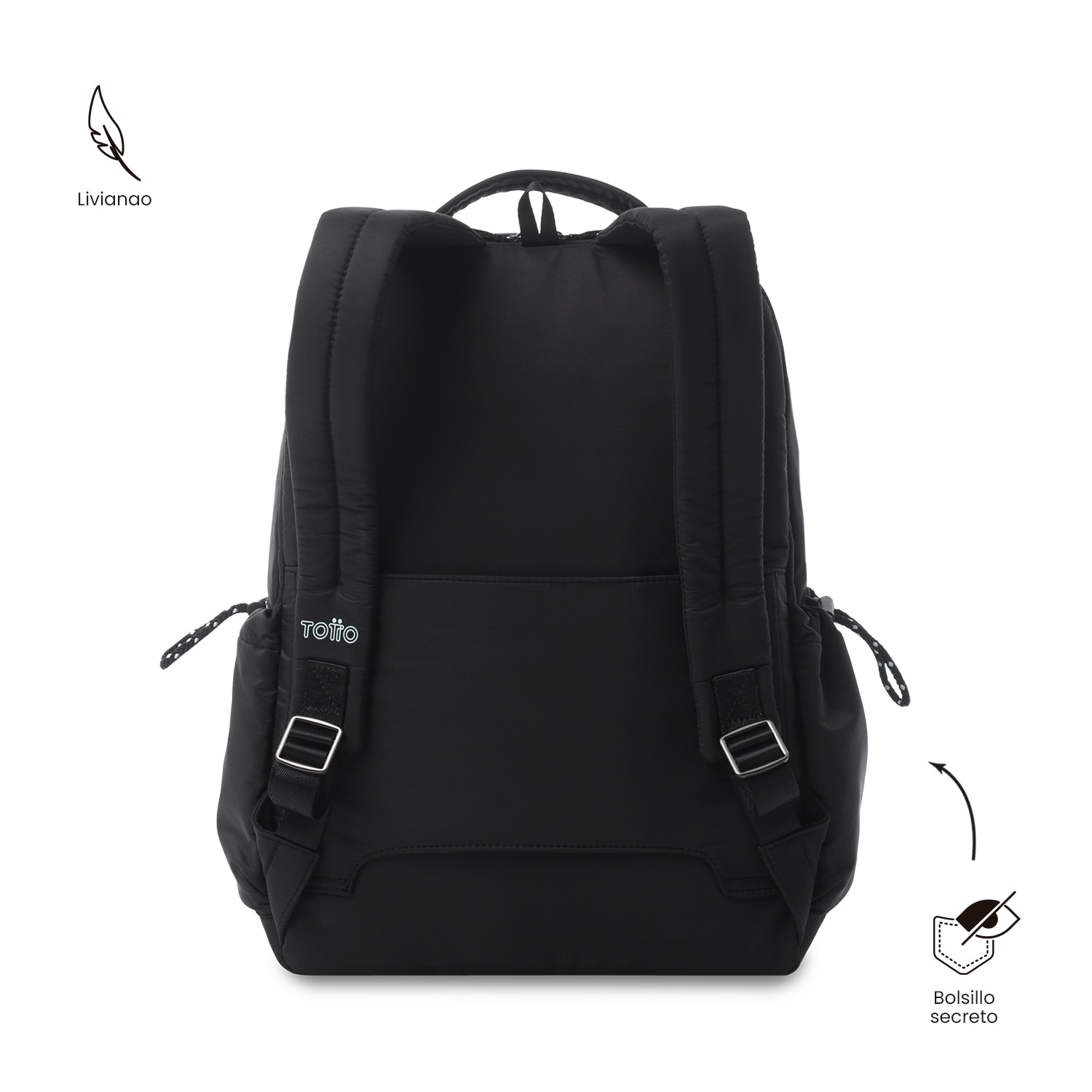 Mochila Executiva Totto Praga Preto-5