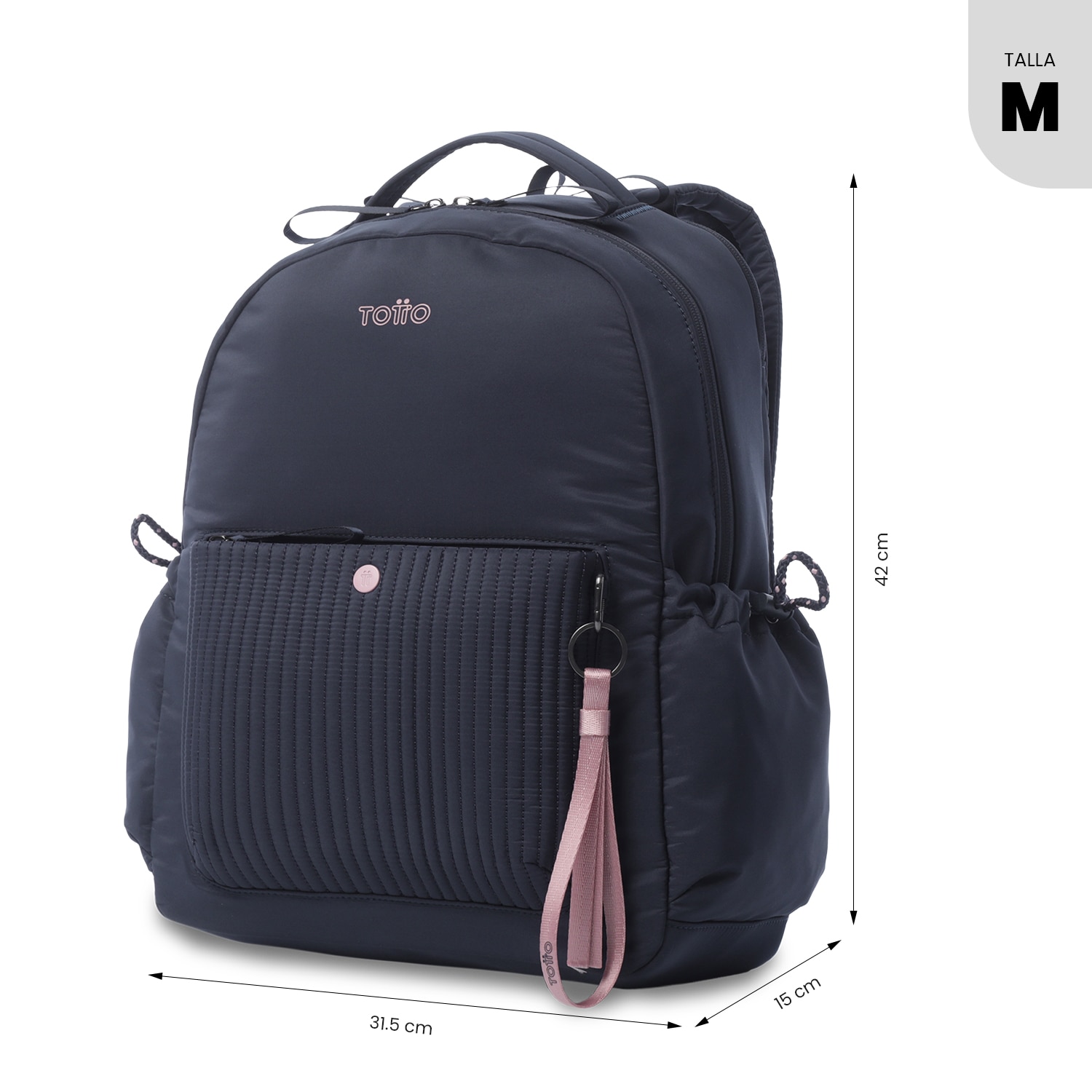 Mochila Executiva Totto Praga Azul-4