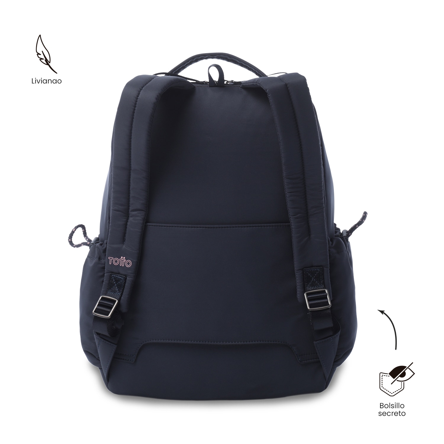 Mochila Executiva Totto Praga Azul-5