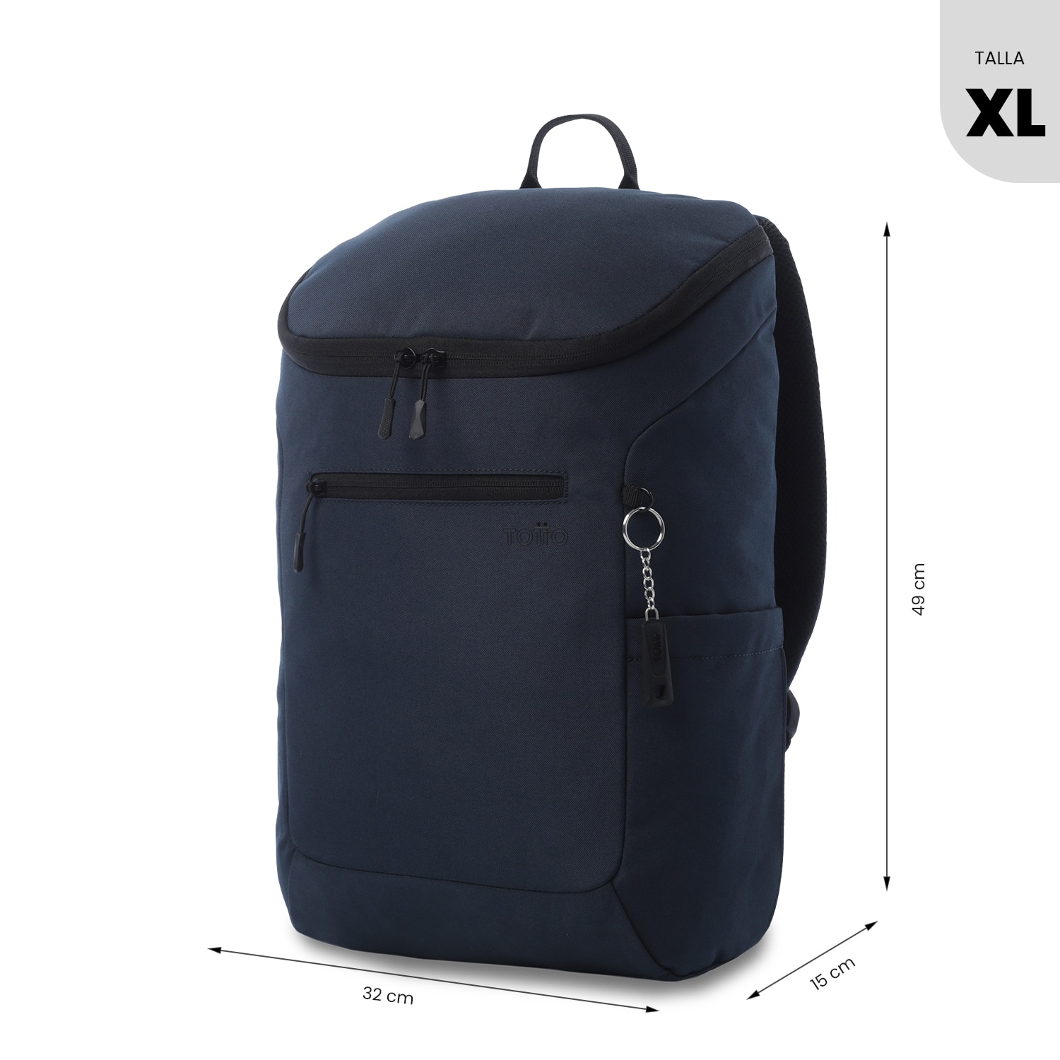Mochila Executiva Totto Rap Azul-4