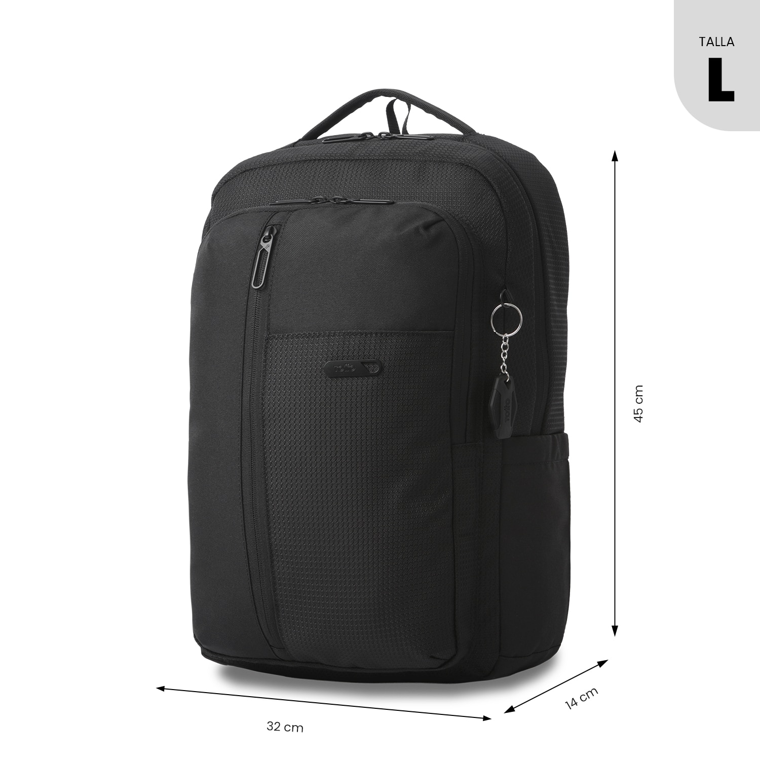 Mochila Executiva Totto Drift Preto-4