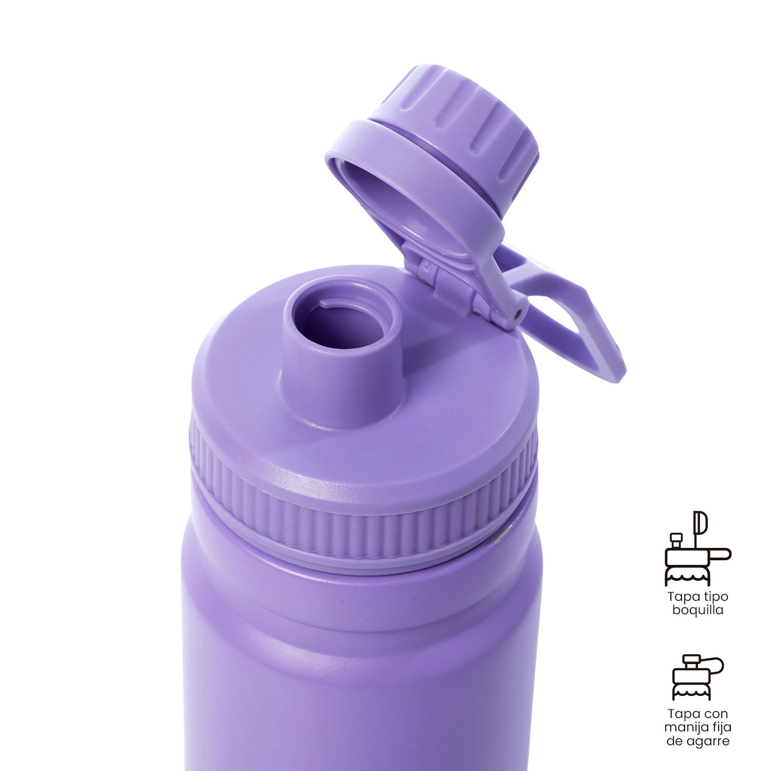 Garrafa Totto Jettes com Capacidade de 0.55l Roxo-4