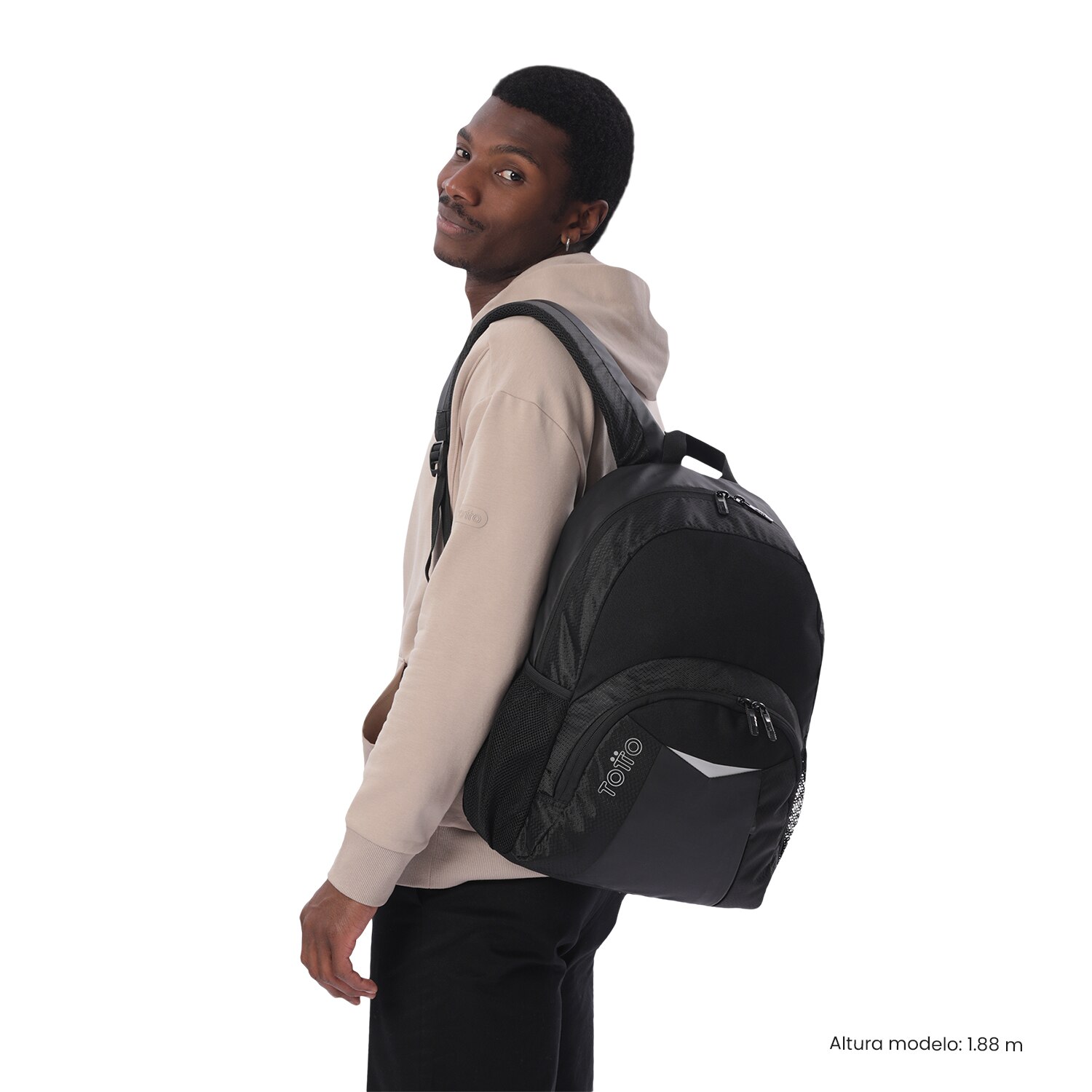 Mochila Executiva Totto Teck 3.0 M Preto-3