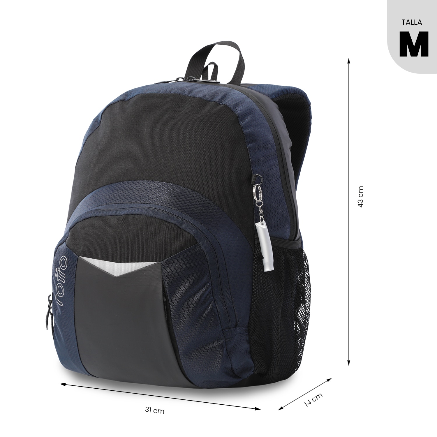 Mochila Executiva Totto Teck 3.0 M Azul-4