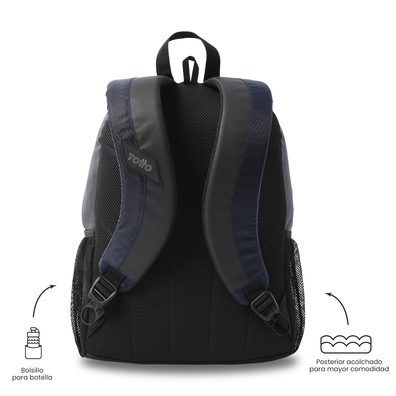Mochila Executiva Totto Teck 3.0 M Azul-5