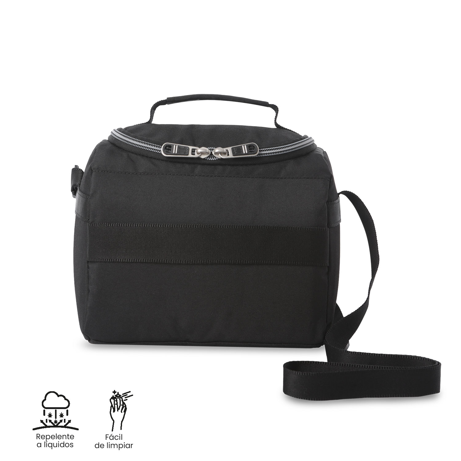 Lancheira Adulto Totto Resaltador Ecole Solid Preto-6