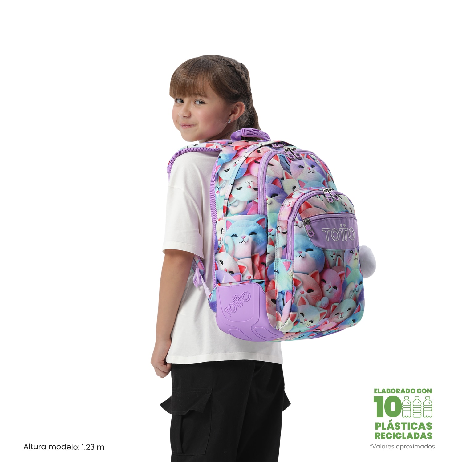 Mochila Escolar Totto Rayol Roxo-2