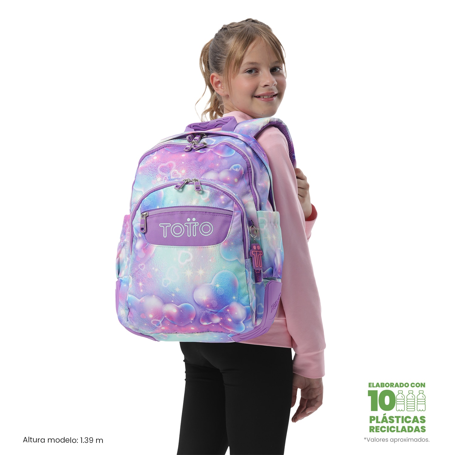 Mochila Escolar Totto Rayol Roxo-3