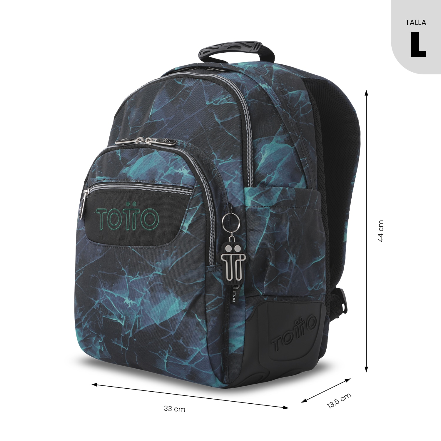 Mochila Escolar Totto Rayol Preto-4