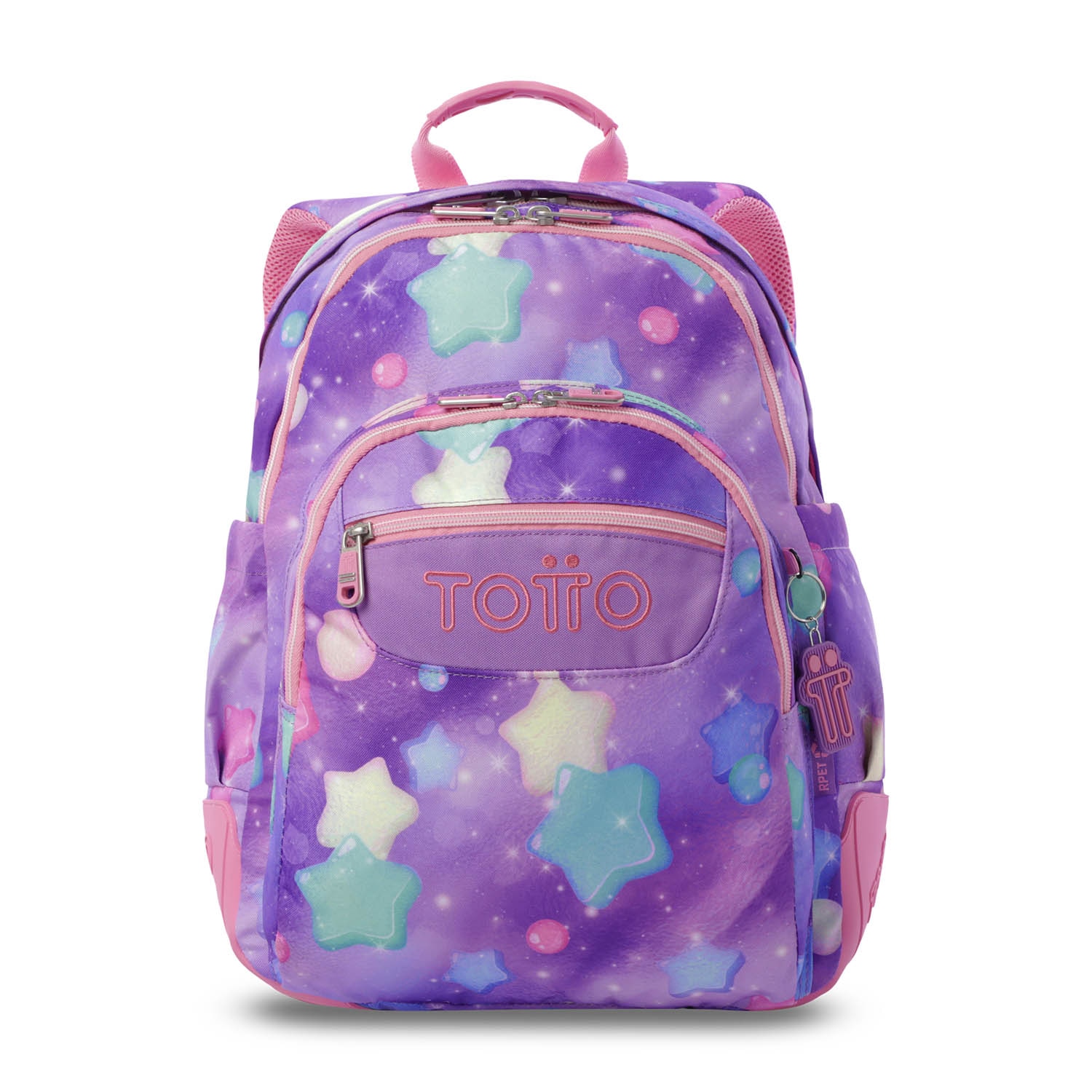 Mochila Escolar Totto Rayol Rosa-2
