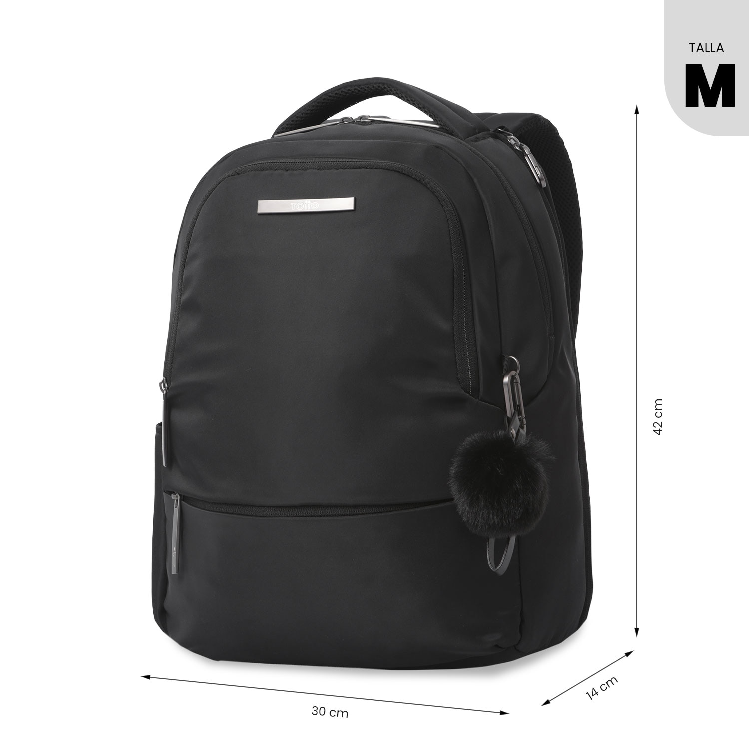 Mochila Executiva Totto Adelaide 2 2.0 Preto-4